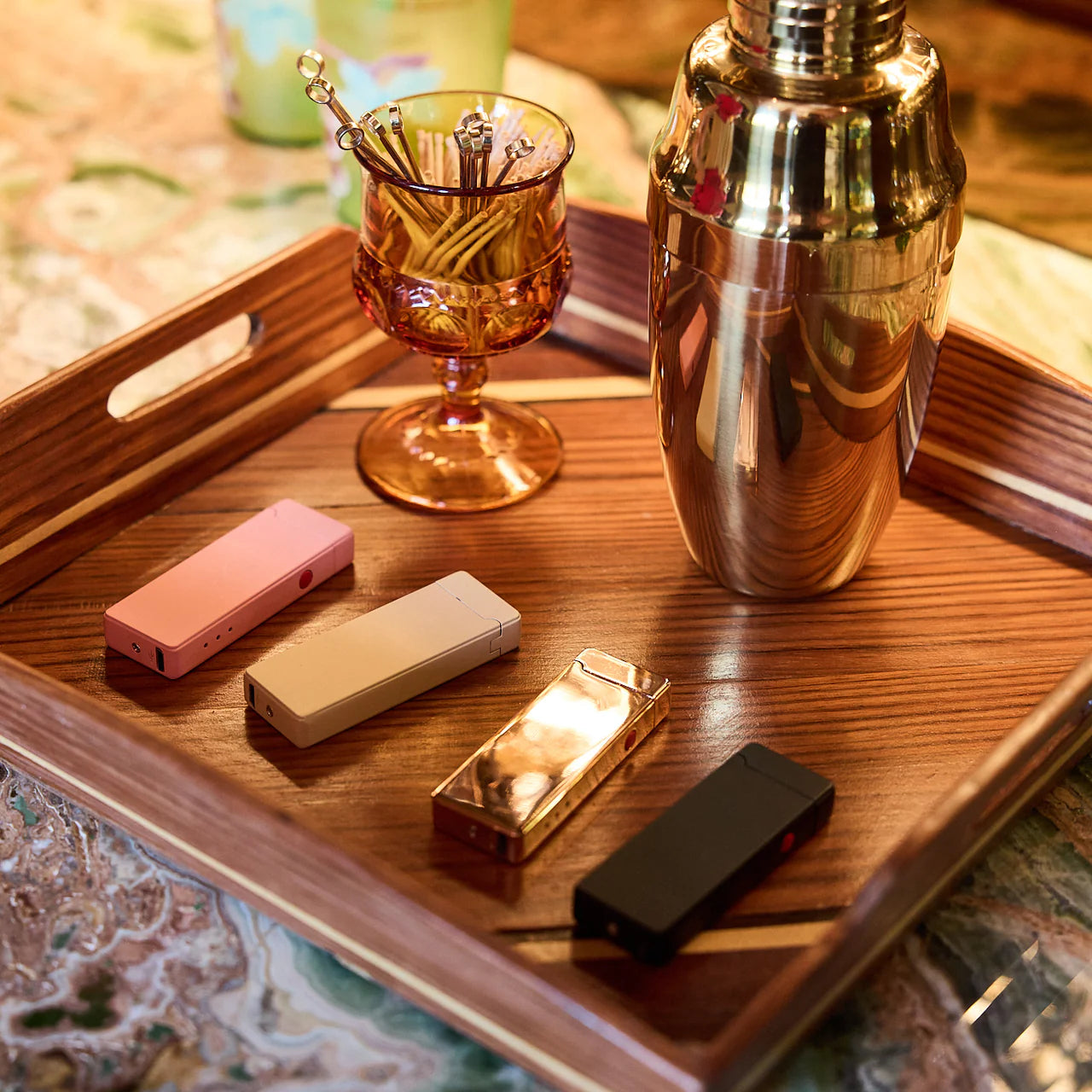 Pocket Electric Arc Lighter - Gold
