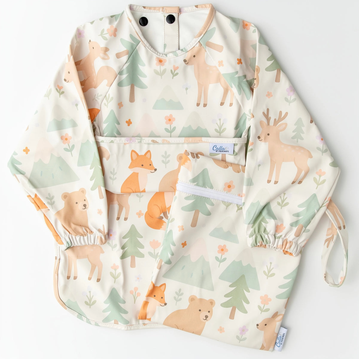 Long Sleeve Bib - Woodland