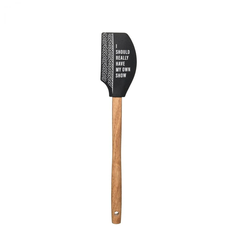 Black Silicone Spatula