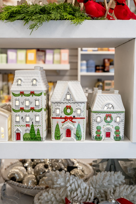 7.25" Lighted Village House