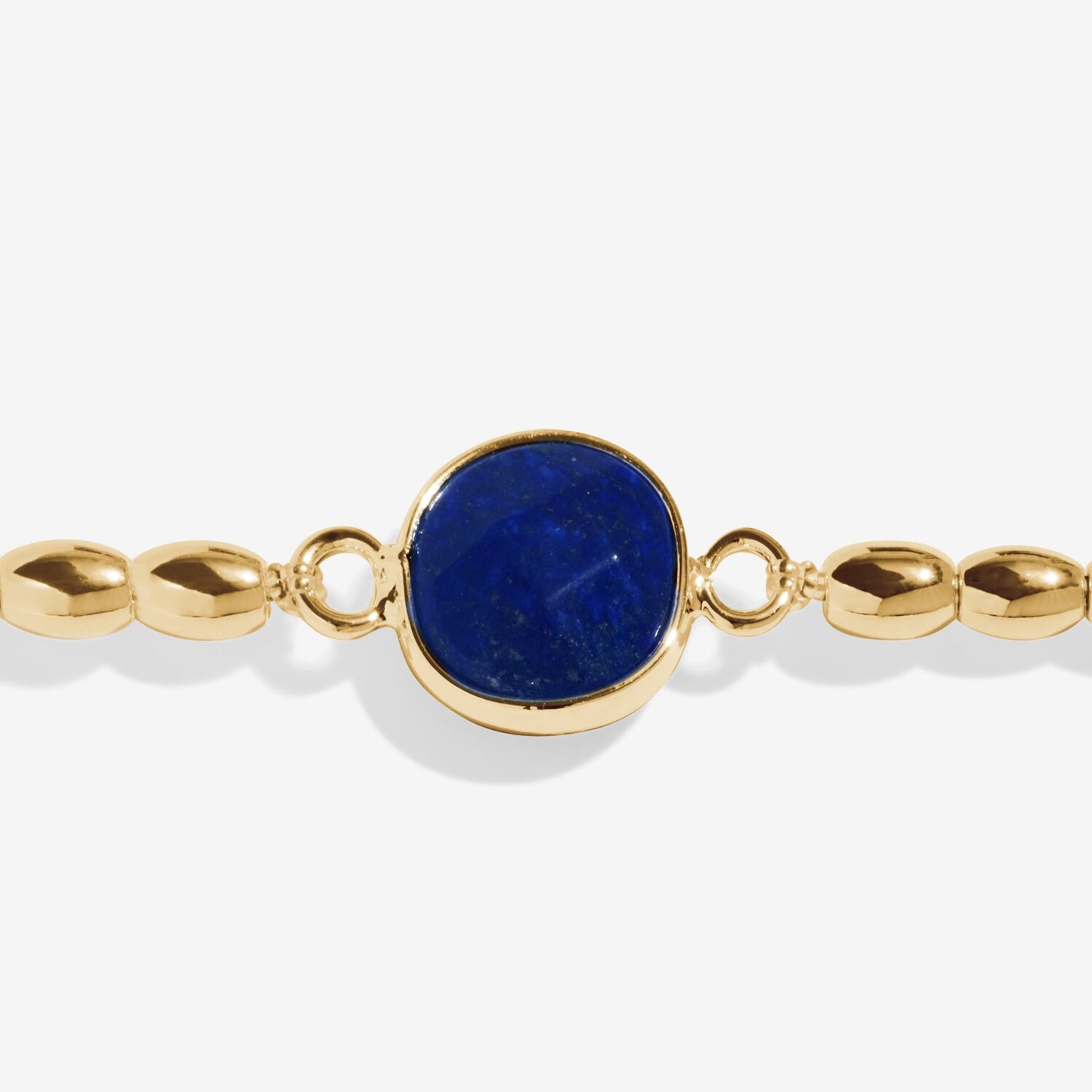 Serenity Stones Lapis Lazuli Bracelet In Gold-Tone Plating