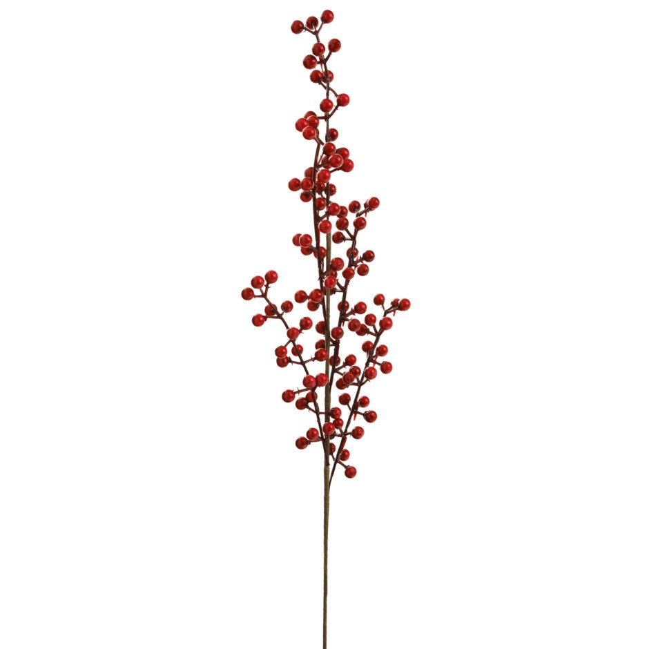 Classic Red Holly Berry Spray