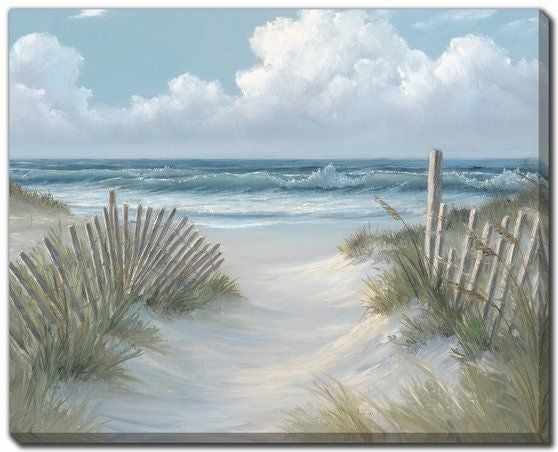 Pathway Through Dunes Canvas Print – 16″ x 20″