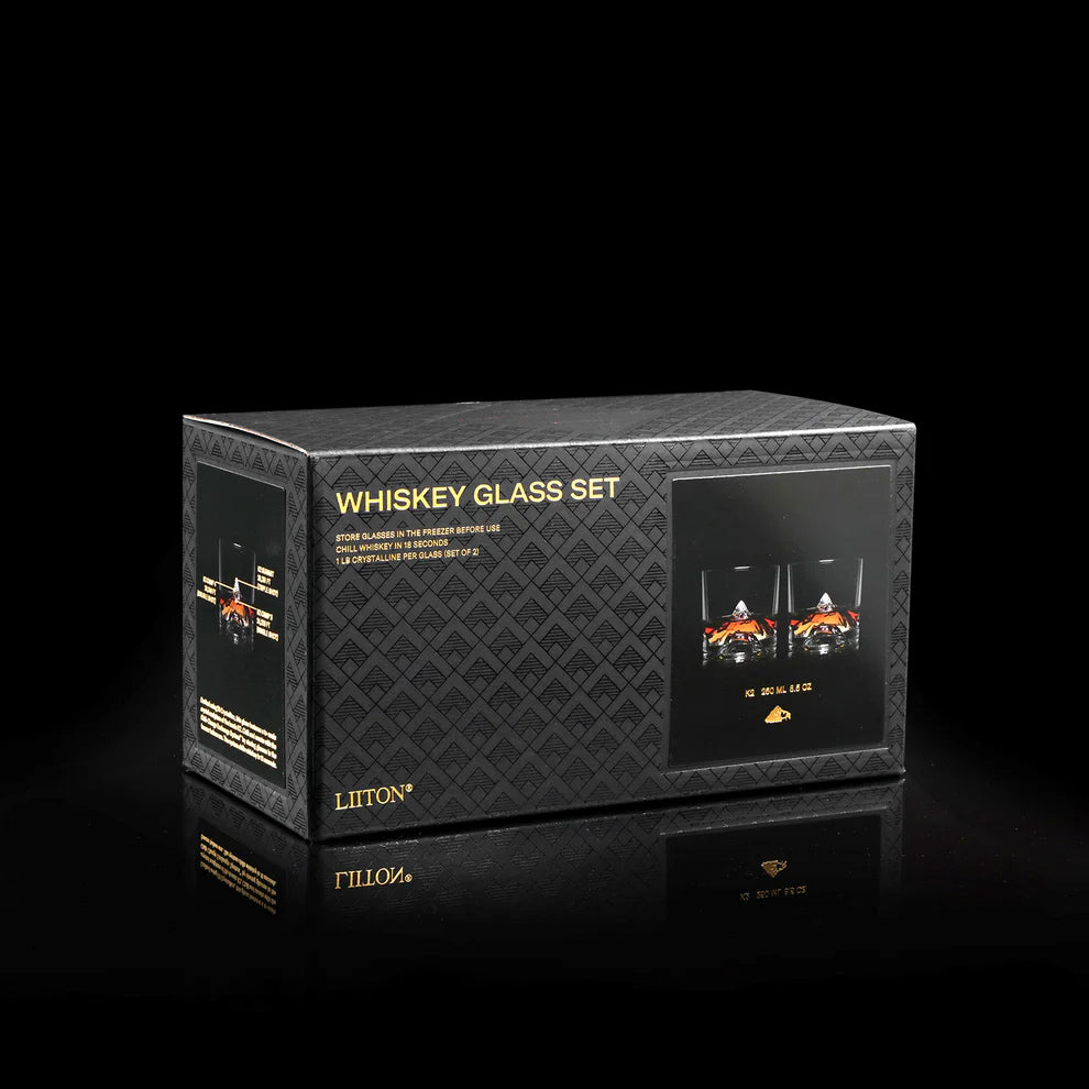 K2 Crystal Whiskey Glasses