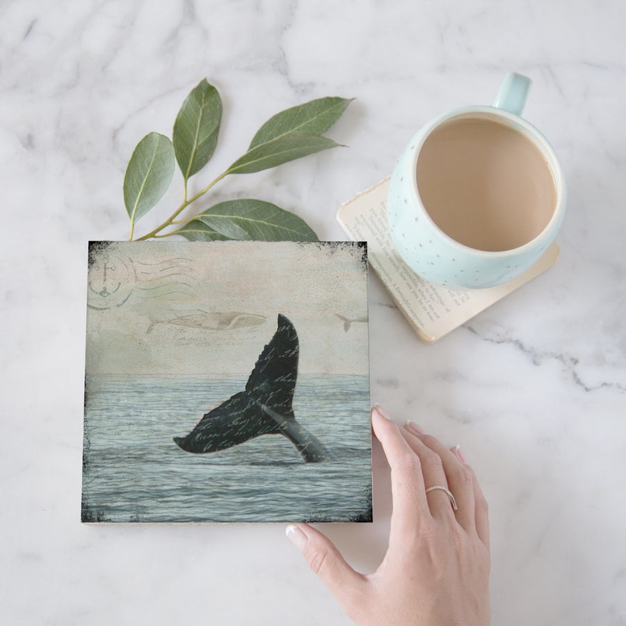 Whale Tail Art Block
