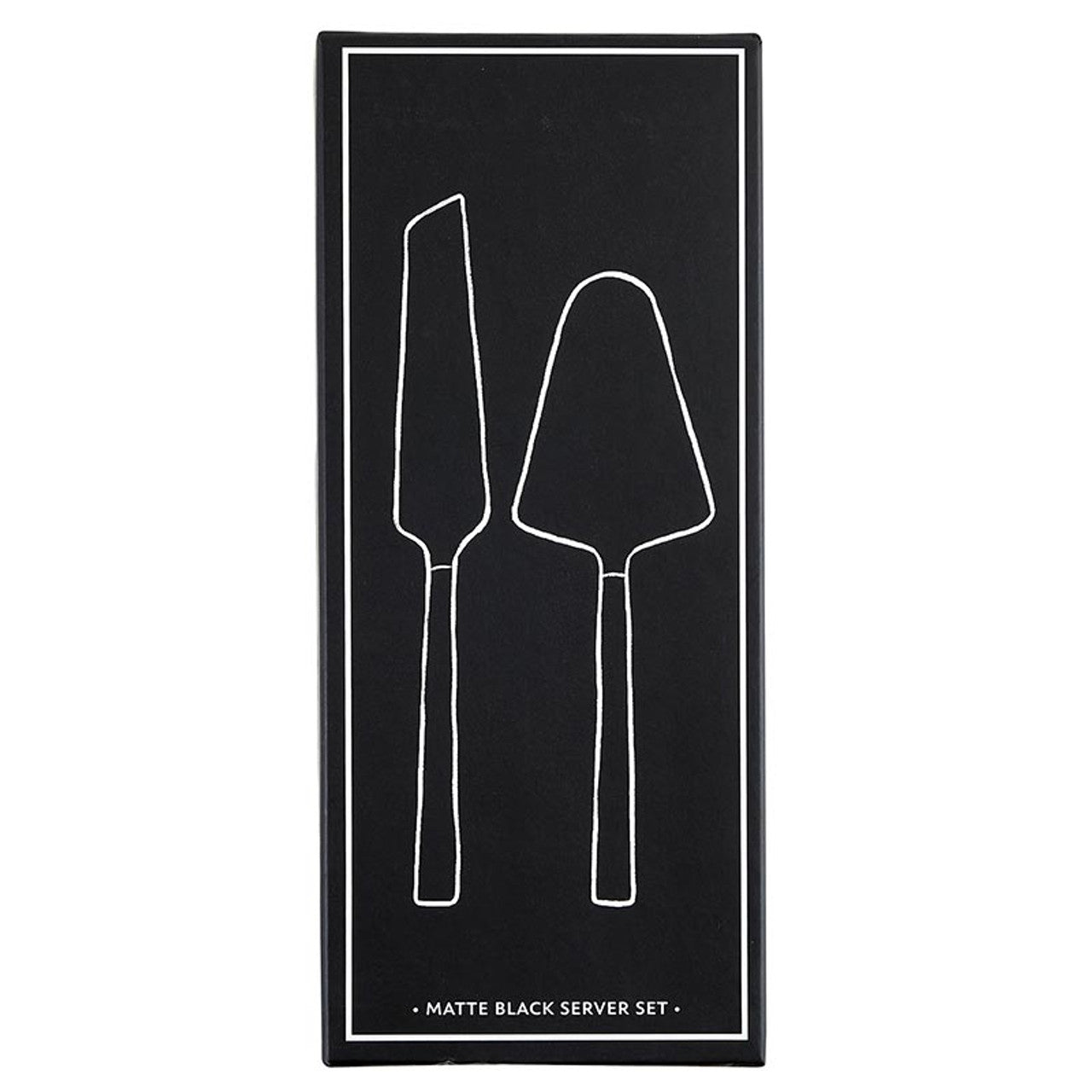 Matte Black Serving Set
