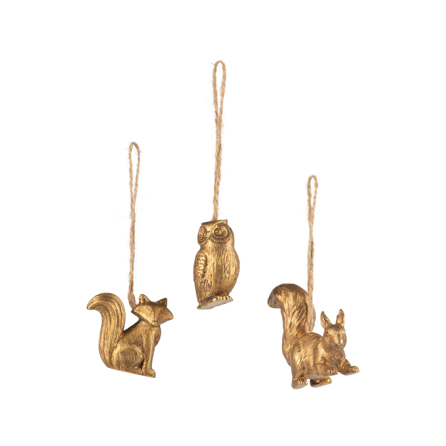 Gold Resin Forest Animals Assorted
