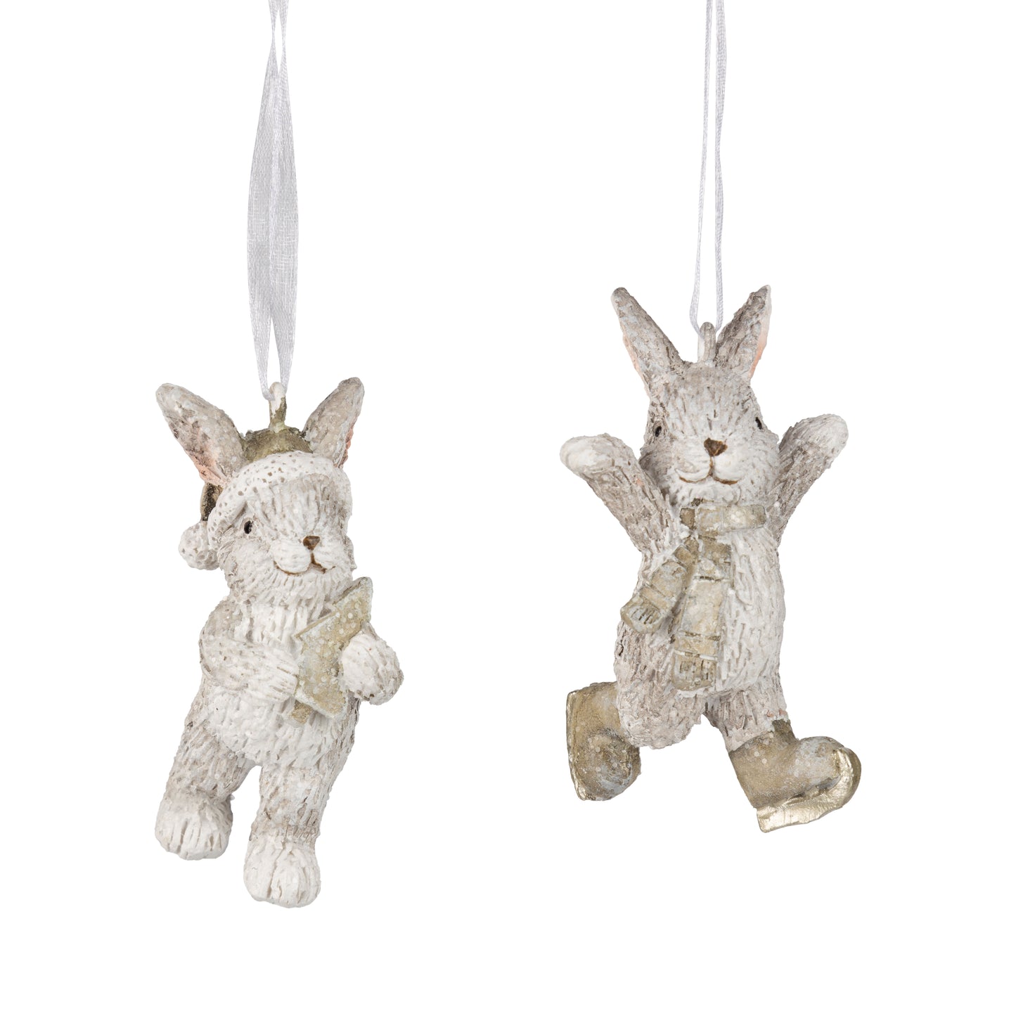 3" Resin Rabbit Ornament