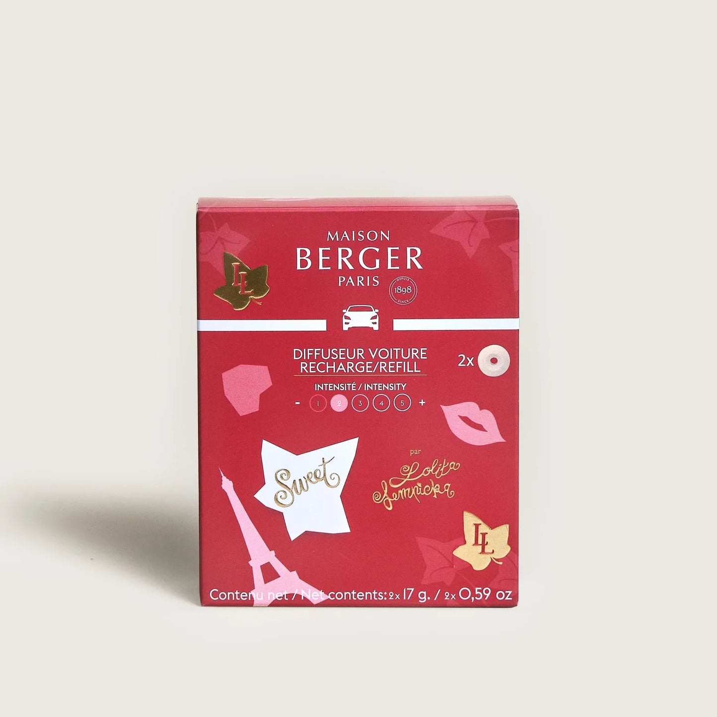 Lolita Lempicka Sweet Car Diffuser Refills