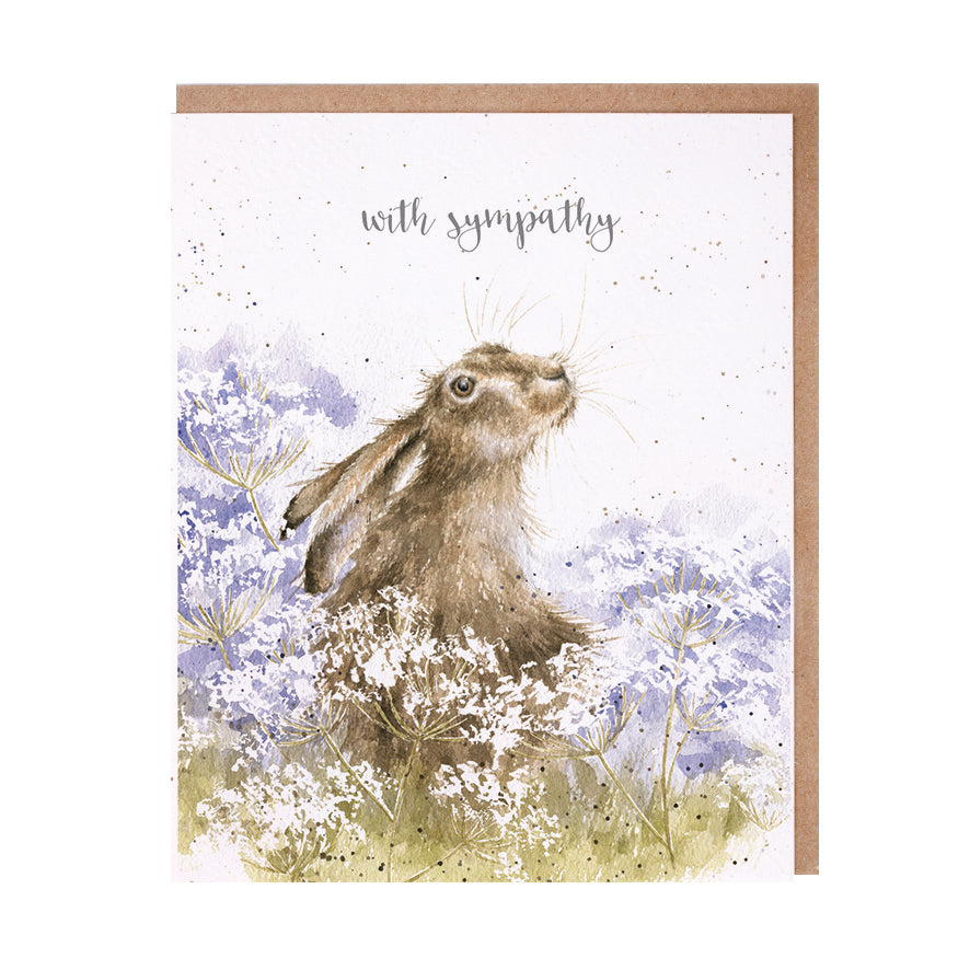 Sympathy 'Here For You' Hare Single Card
