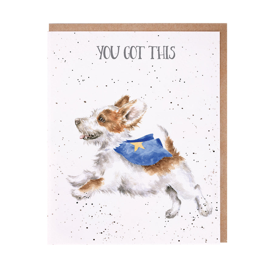 Friendship 'Super Dog' Terrier Single Card