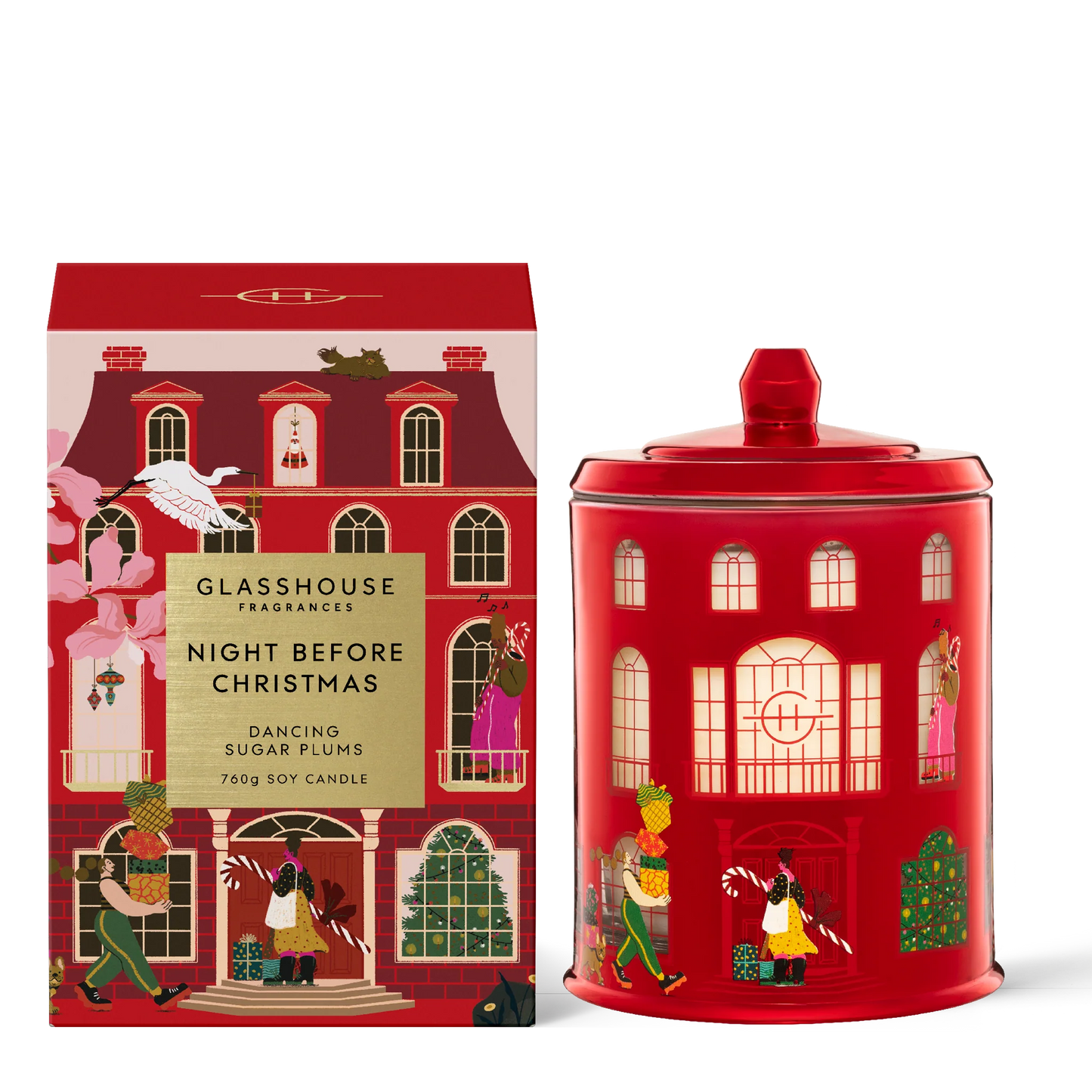Night Before Christmas Candle