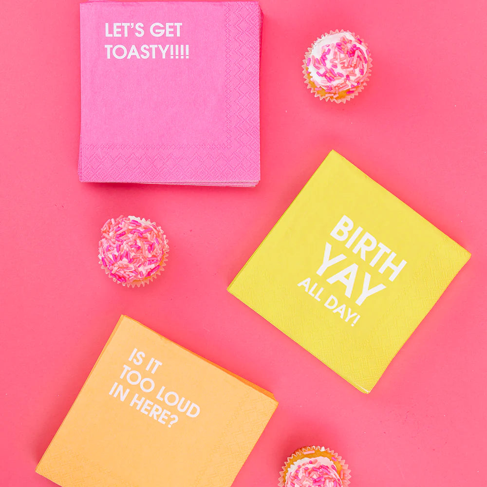 LET'S GET TOASTY!!!! - Cocktail Napkins