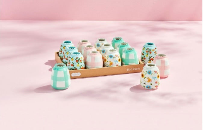 Fruity Floral Bud Vase