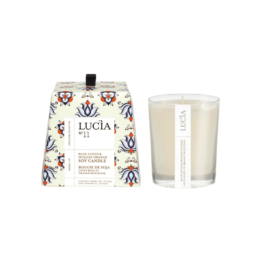 N°11 Blue Lotus & Sicilian Orange Soy Candle