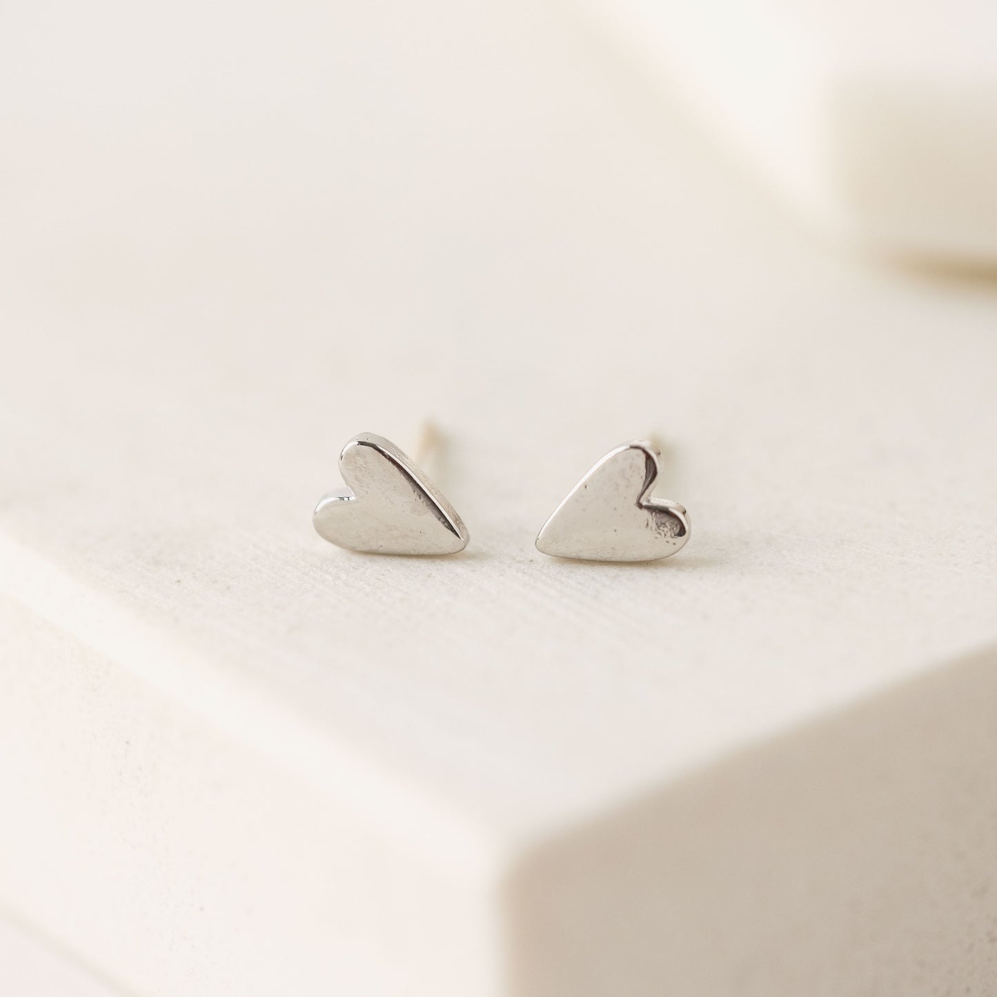Everly Heart Stud Earrings