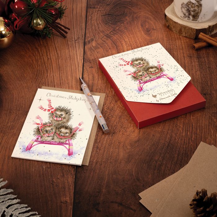 ‘Sledgehogs' Hedgehog Card Pack