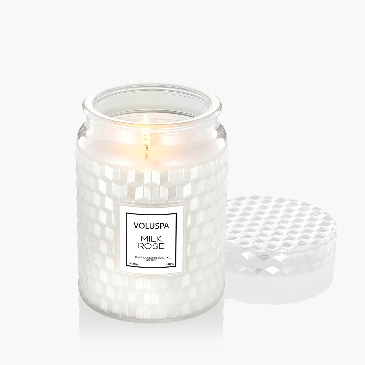 Milk Rose Large Jar Candle