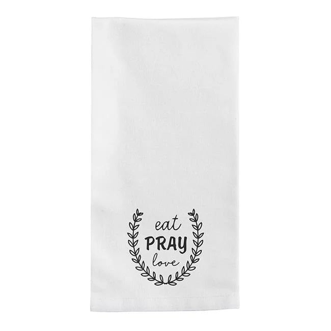 Eat Pray Love Dinner Napkins - Set of 4
