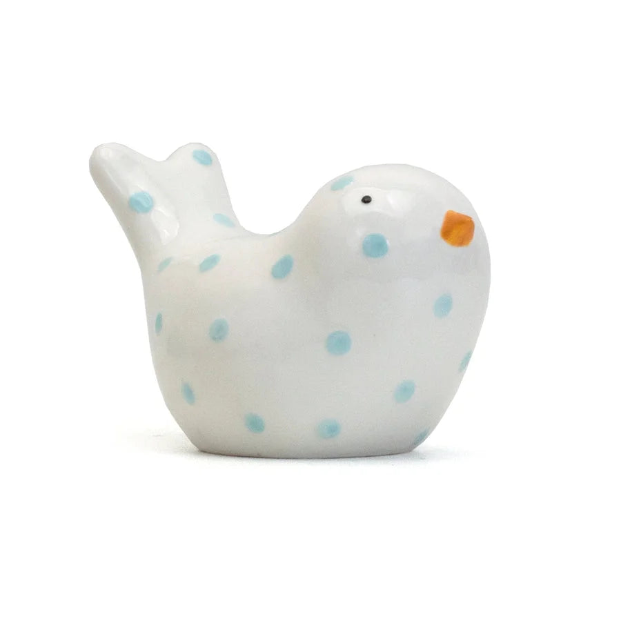 Blue Dotted Birdie Bank