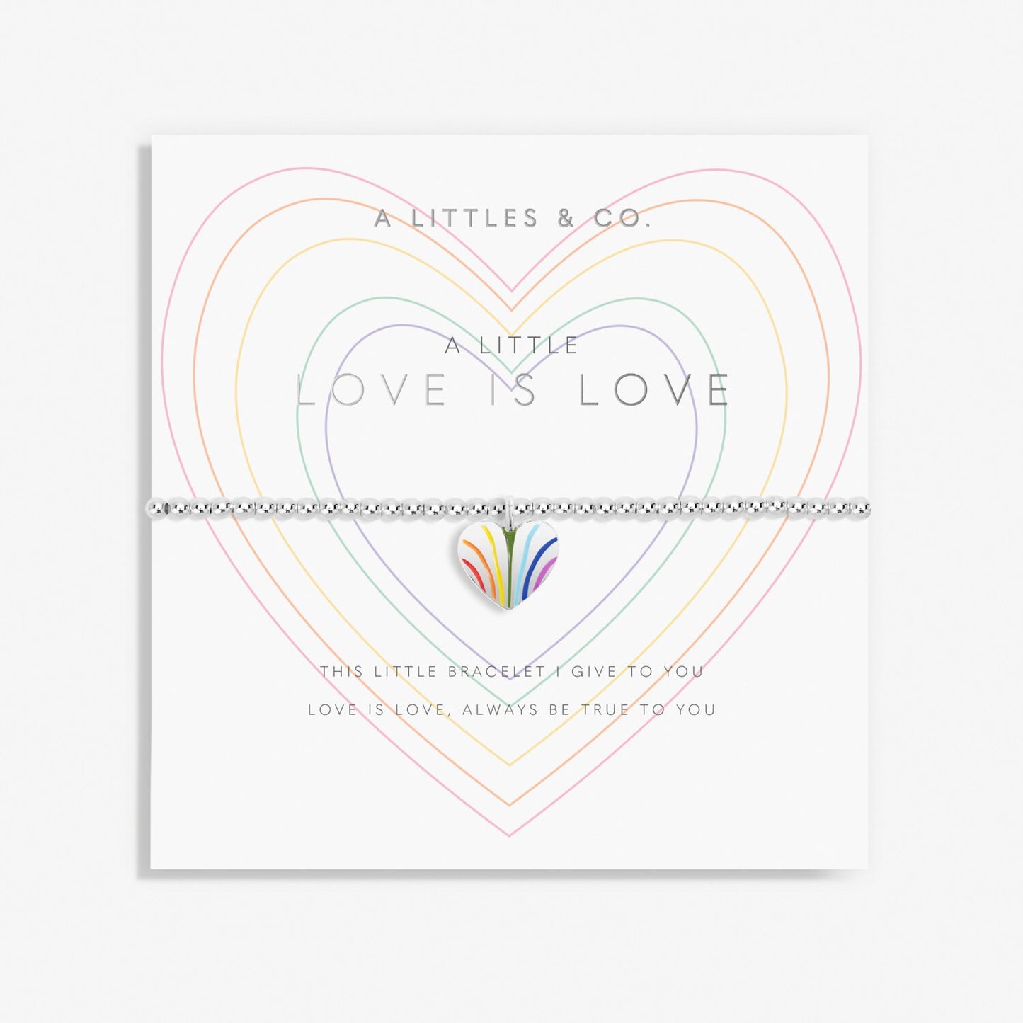 A Little 'Love Is Love' Bracelet