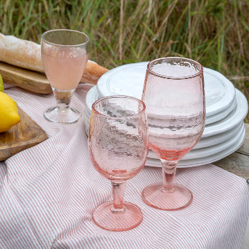 Tumbler Valdes Wine Glass Pink