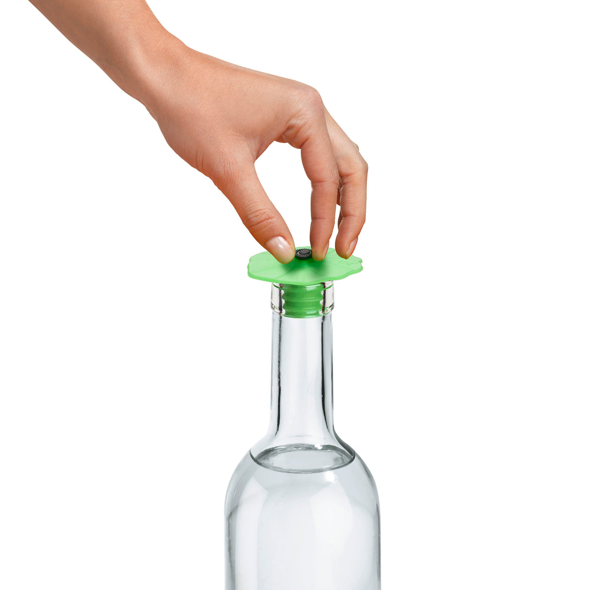 Poppy Bottle Stopper (Green Parakeet)