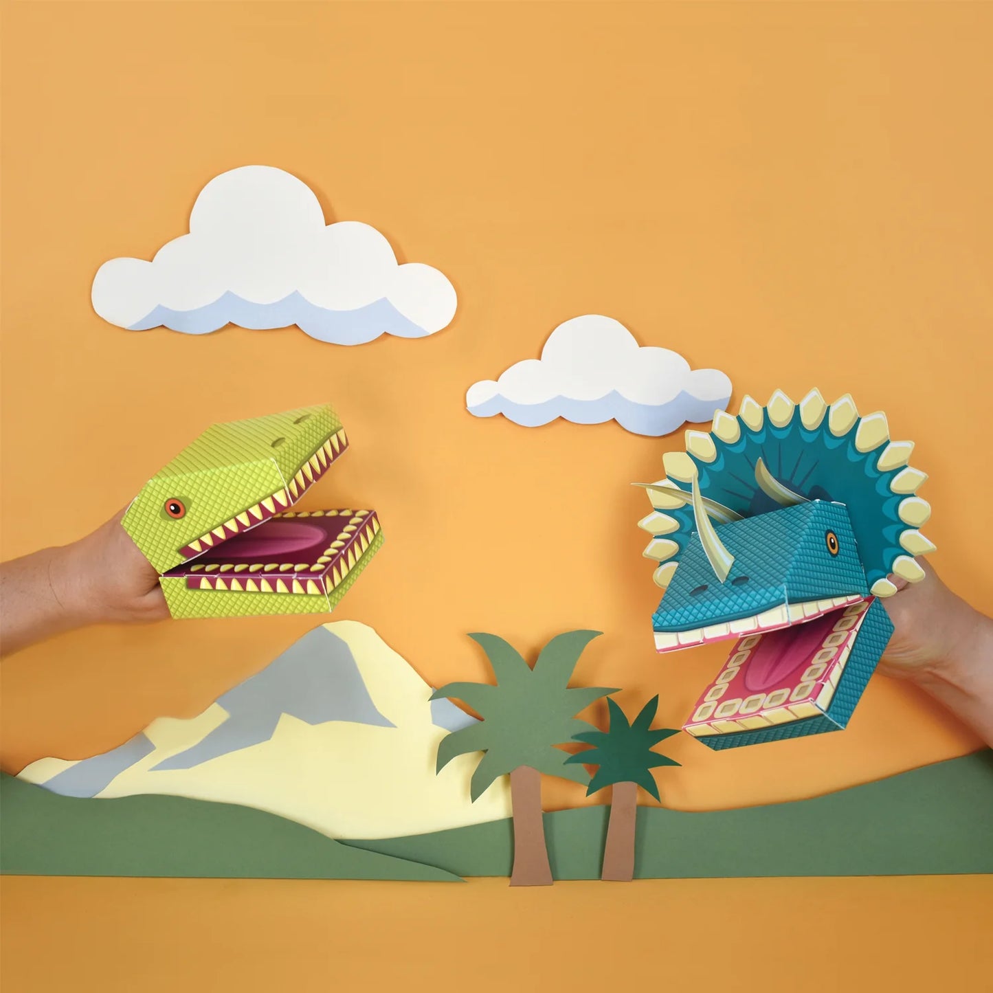 Create Your Own Dinosaur Puppets Craft Kit