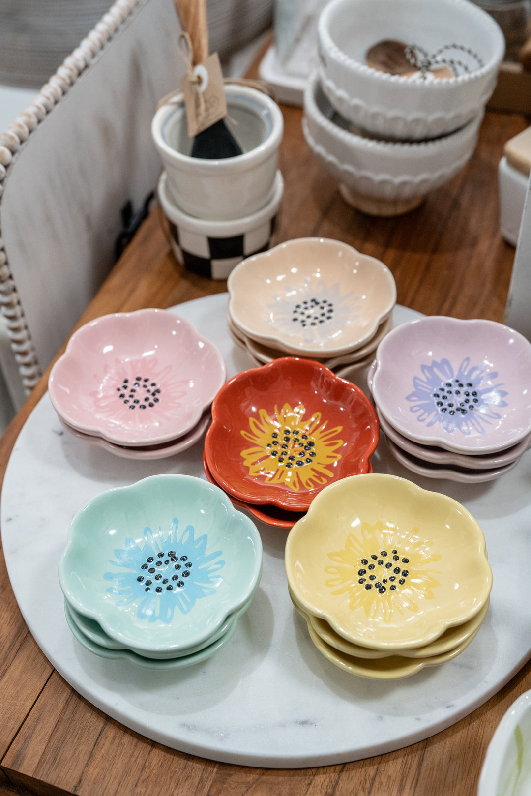 Flower Shaped Pinch Bowl