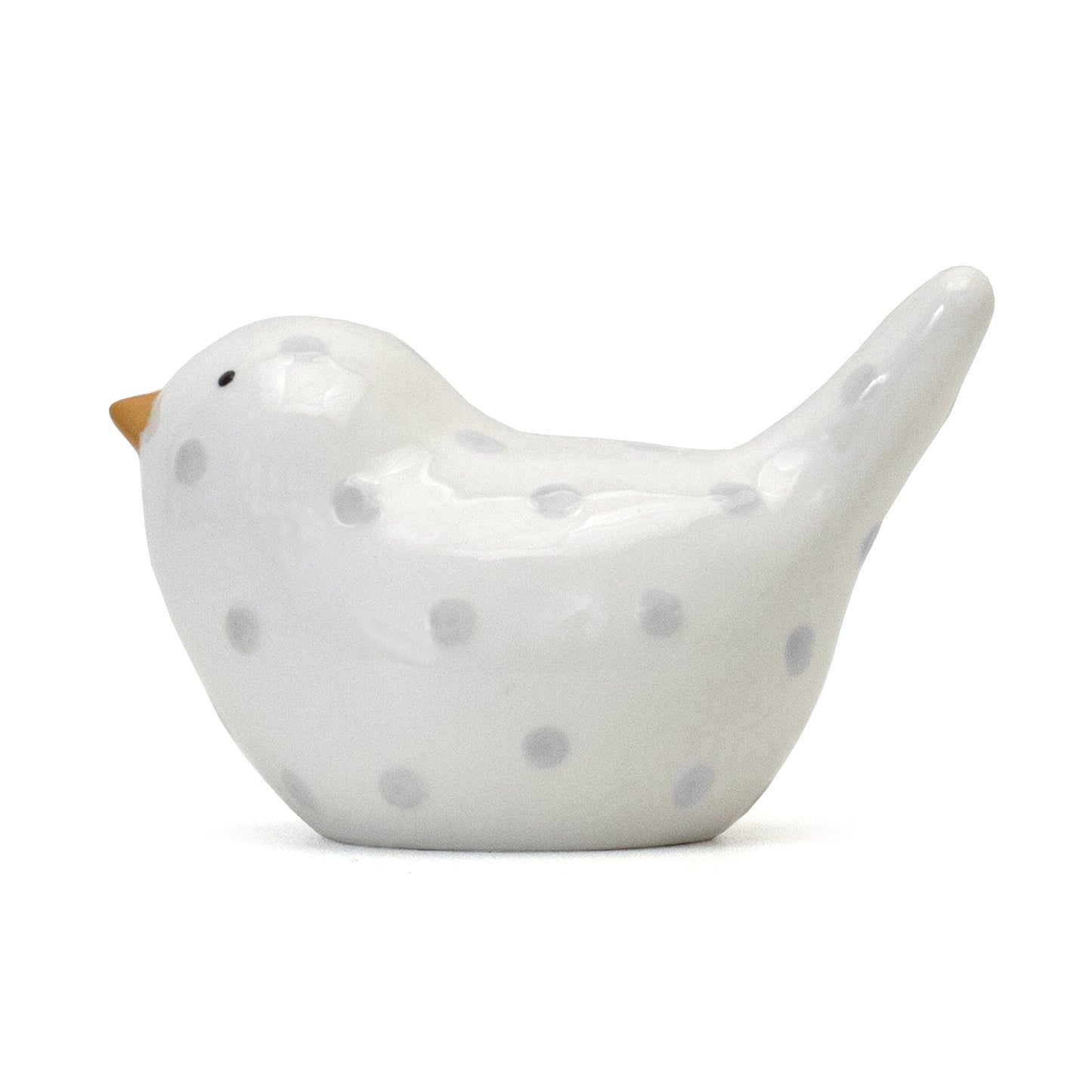 Grey Dotted Birdie Bank