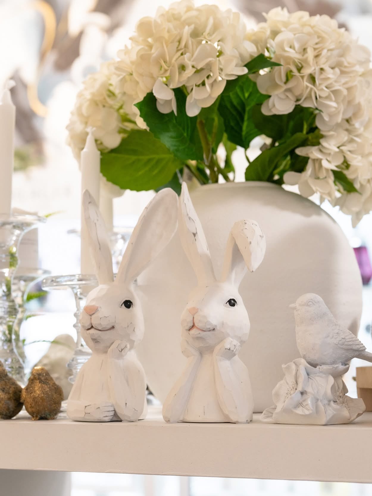 10.25" Thinking Rabbit Bust