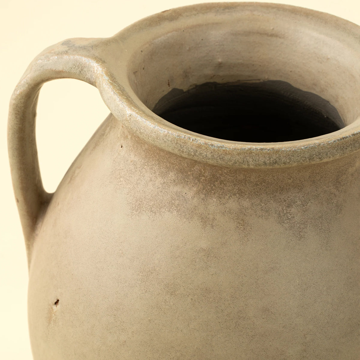 Rhodes Pitcher Vase - Reactive Brown