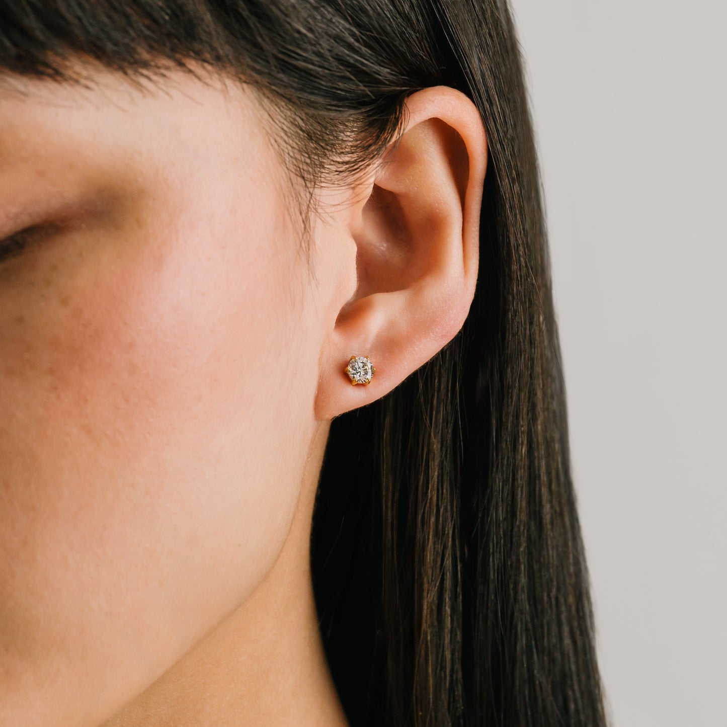 Sol CZ Stud Earrings