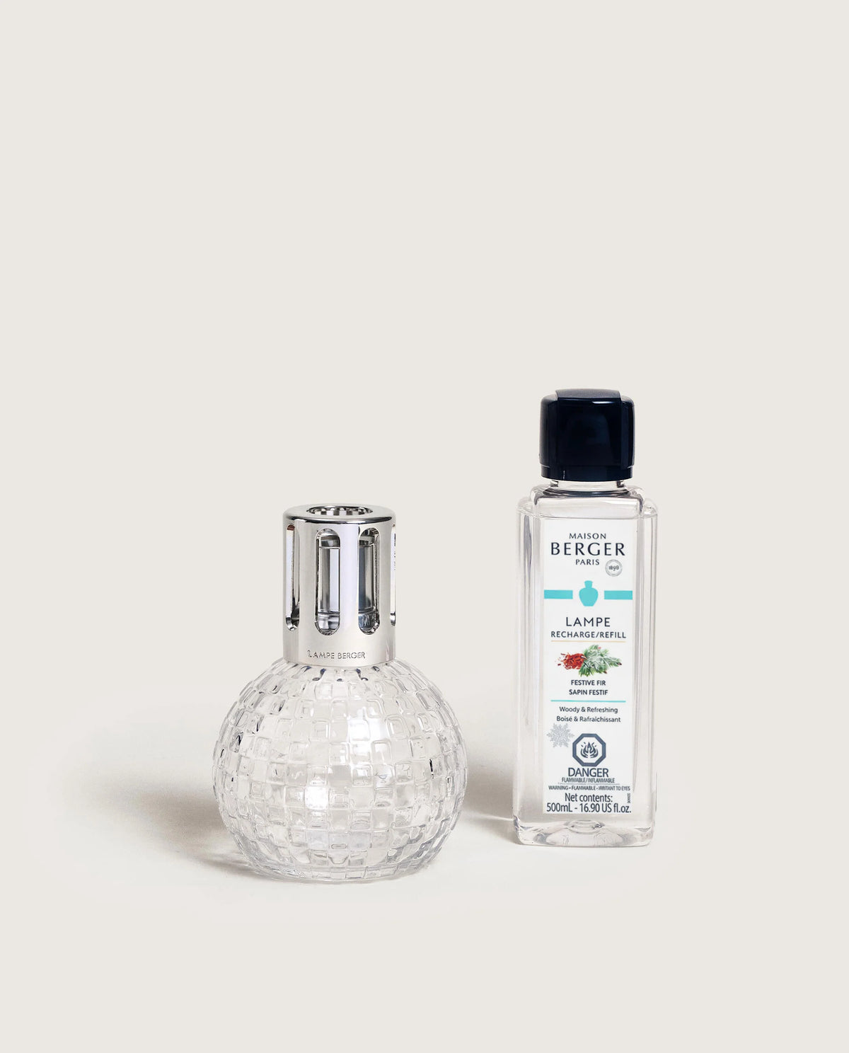Clear Disco Fragrance Lamp Gift Set