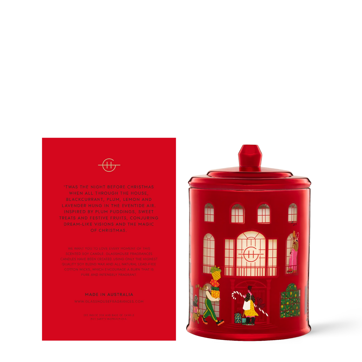 Night Before Christmas Candle