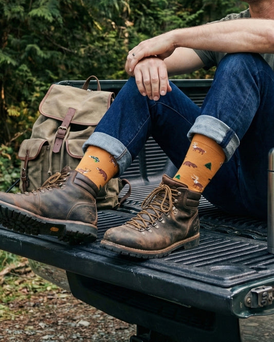 Men's Wildlife This Did Good Mismatched Socks, Give Back