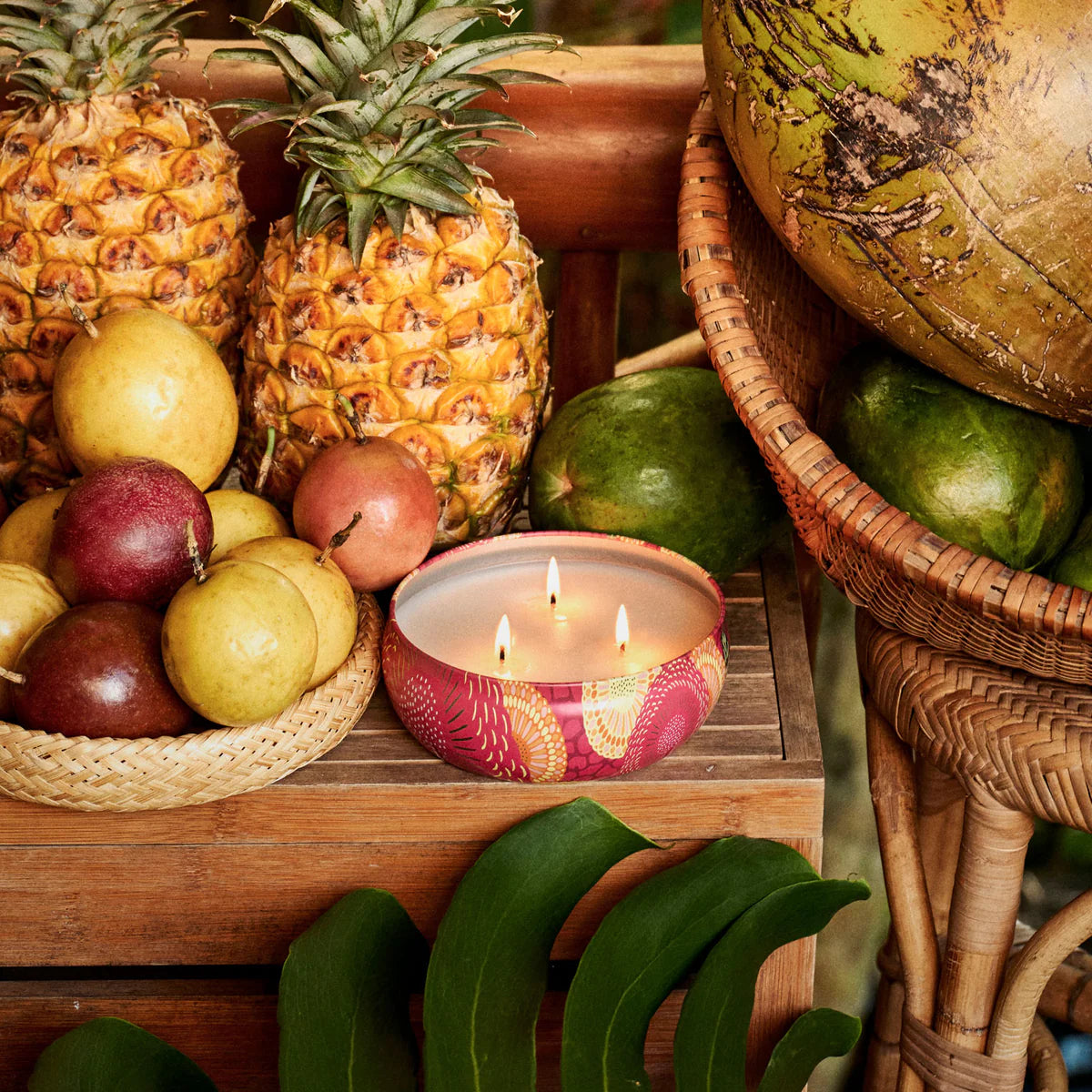 Nāpali Passion Fruit 3 Wick Tin Candle