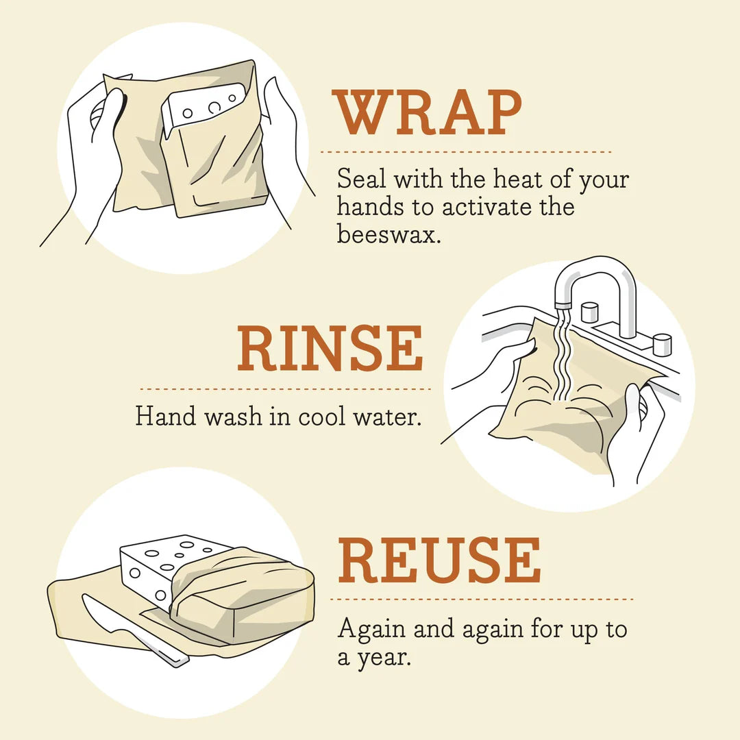 Honeycomb Bees Wrap Roll