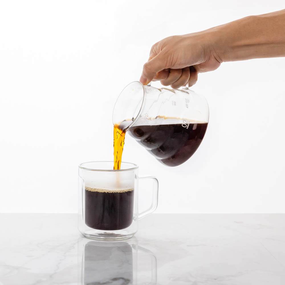 Glass Coffee Mug Set (2)