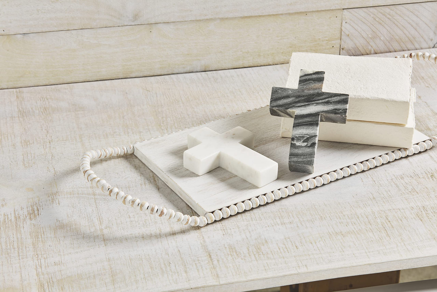 White Marble Decorative Cross