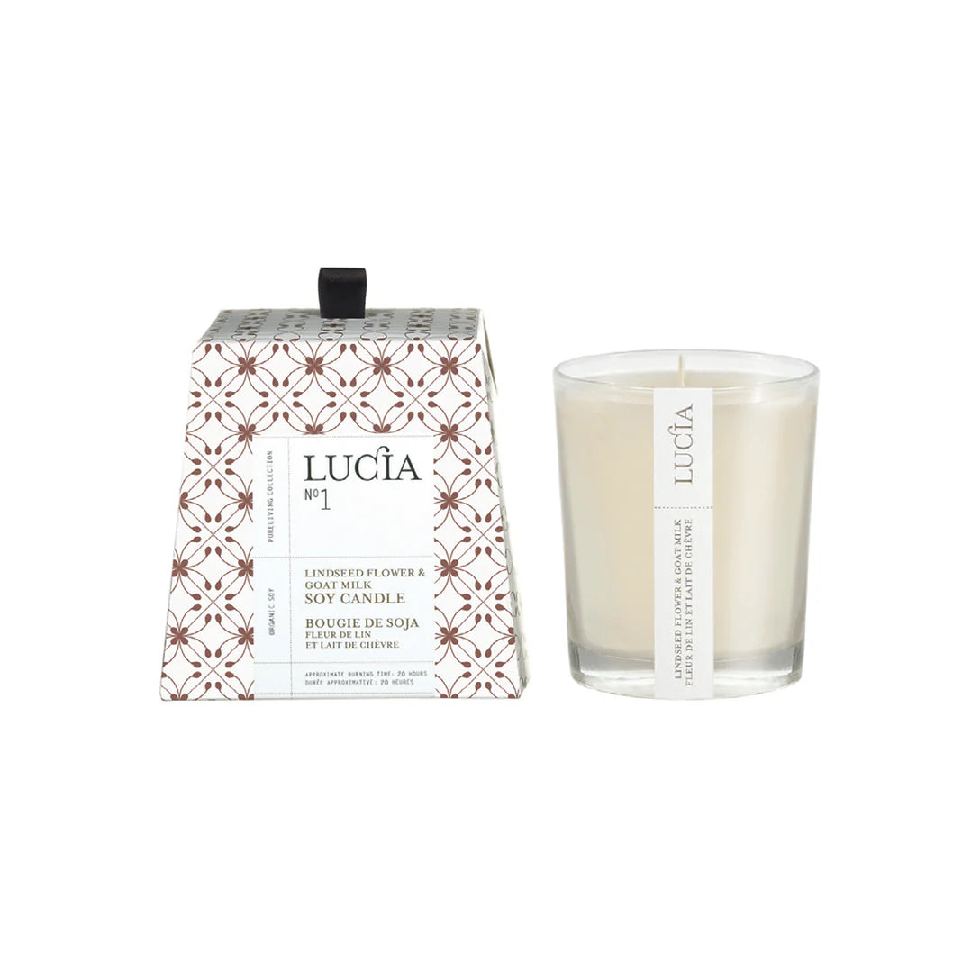 N°1 Linseed Flower & Goat Milk Soy Candle
