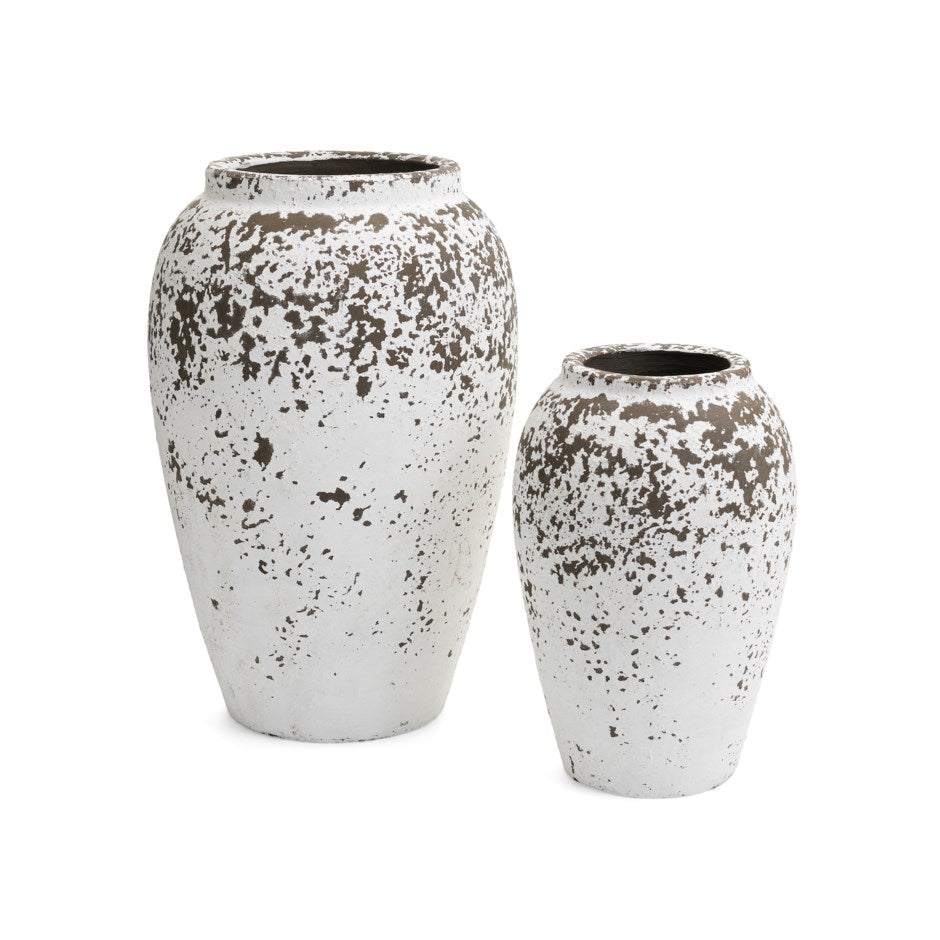 Textured Terracotta Vase