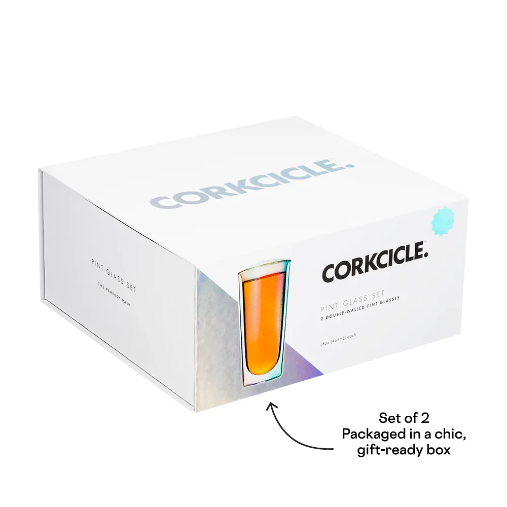 Prism Pint Glass Set