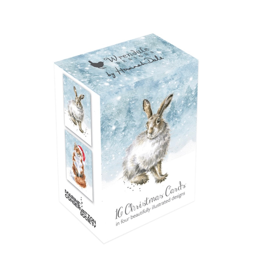 Charity Mini Boxed Card Set - Hare Fox Owl Stag
