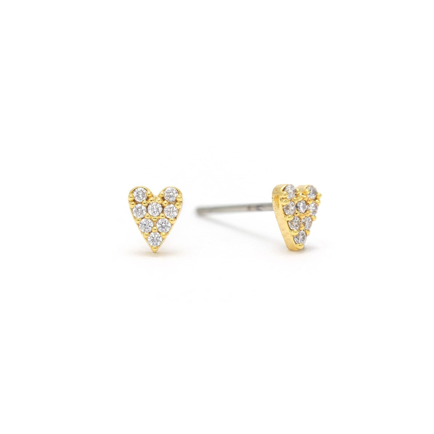Flutter Stud Earrings - Gold