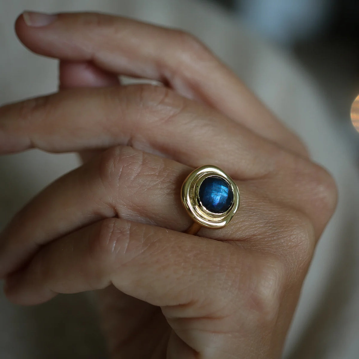 Petra Ring - Labradorite