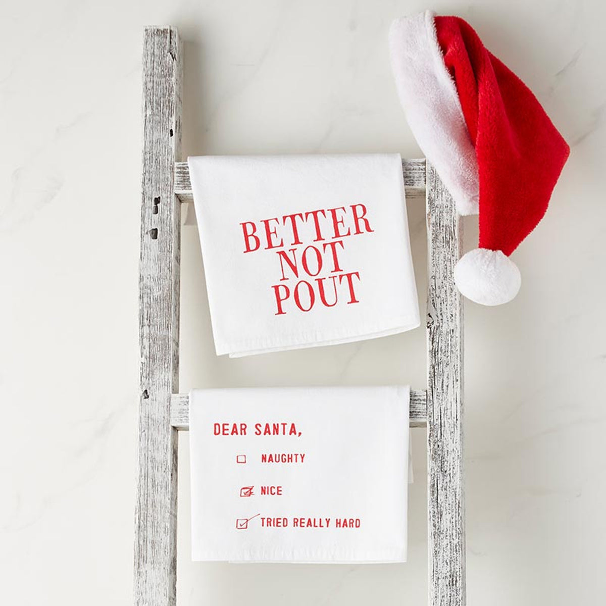 Dear Santa Checklist Tea Towel
