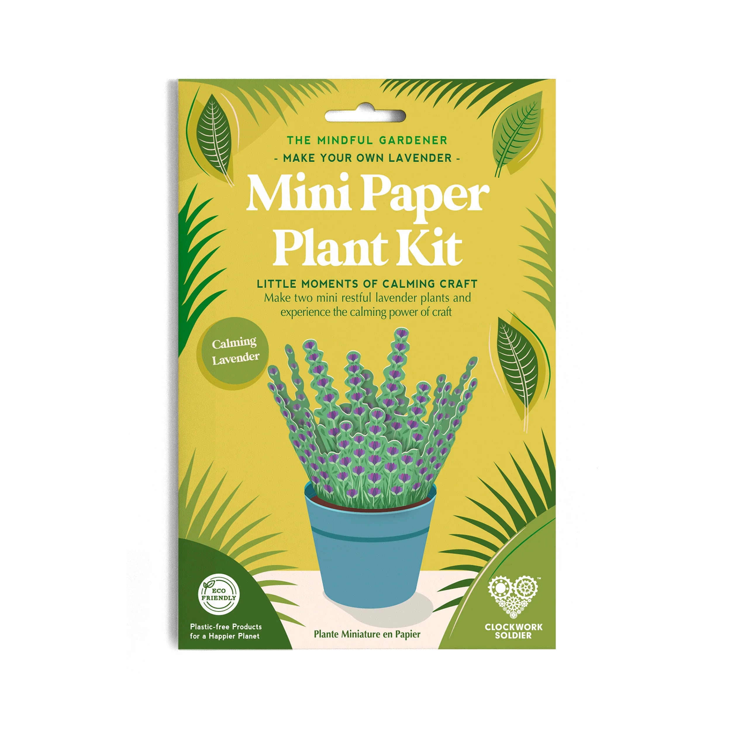 lavender planting kit DIY Mini Paper Lavender Plant
