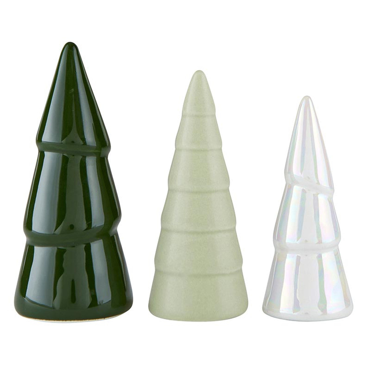 Ceramic Charcuterie Tree Set - Green
