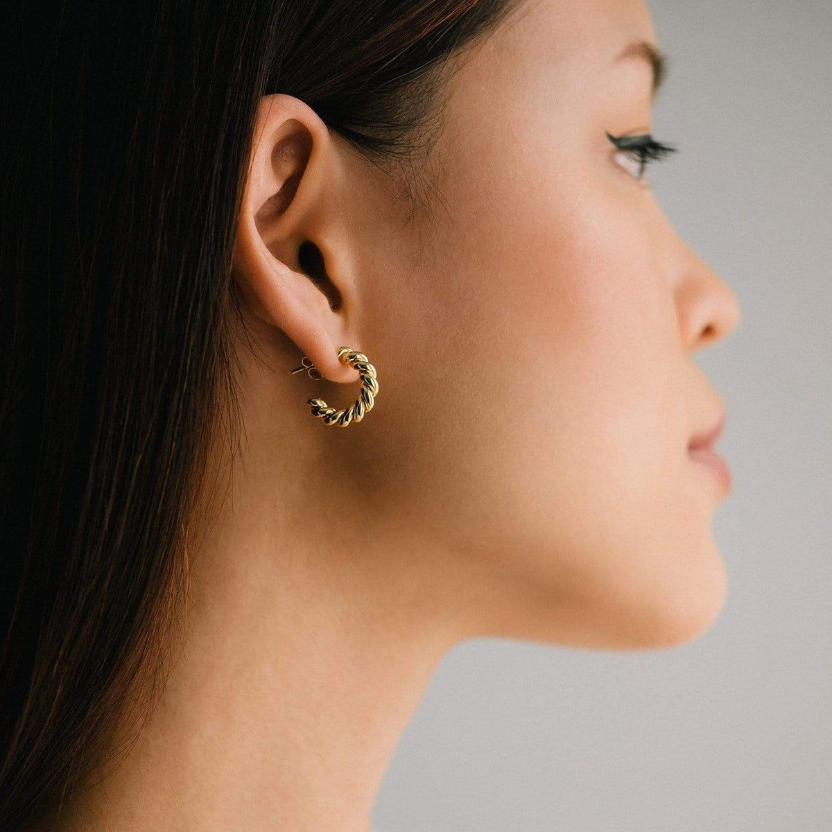 Dawson Hoop Earrings Gold